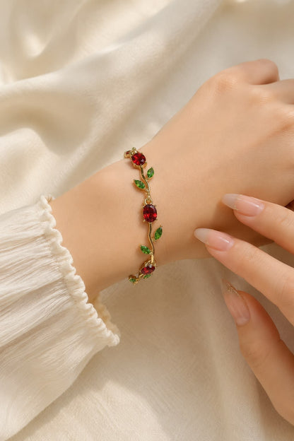 TRENDING TULIP BRACELET RED & GREEN🌷WITH FREE VELVET GIFT BOX😍