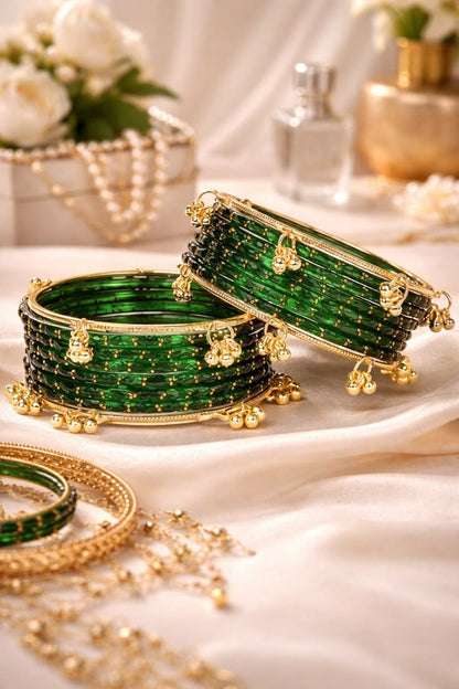 ✨Mehendi Special Green Kashmiri bangles