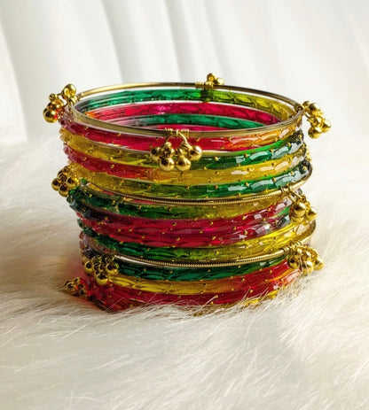 ✨TRADITIONAL DARK MULTICOLOR BANGLES