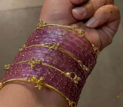 💜LAVENDER  KASHMIRI BANGLES