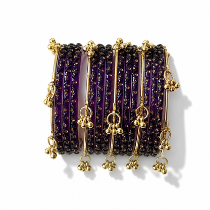 💜PURPLE KASHMIRI BANGLES