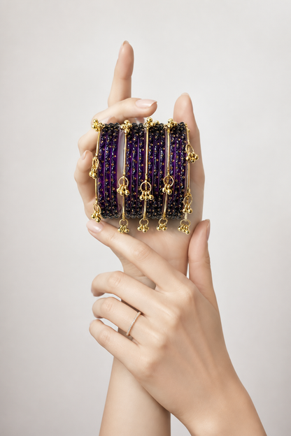 💜PURPLE KASHMIRI BANGLES