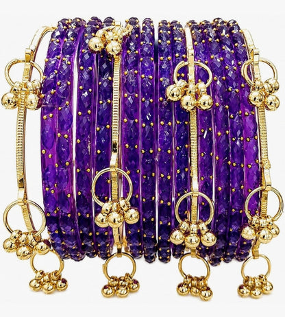 💜PURPLE KASHMIRI BANGLES