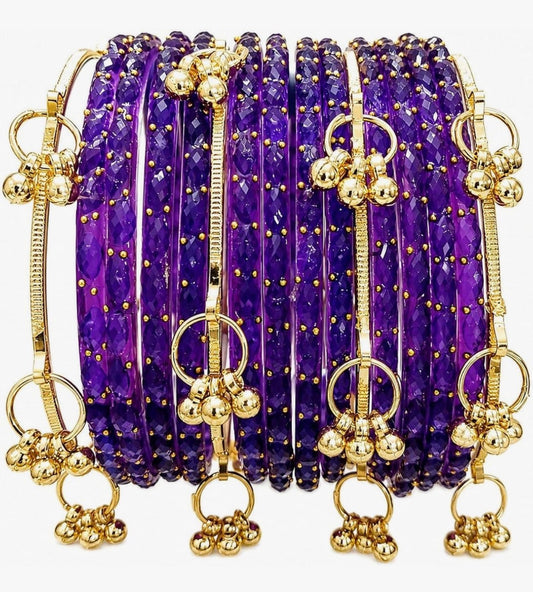 💜PURPLE KASHMIRI BANGLES