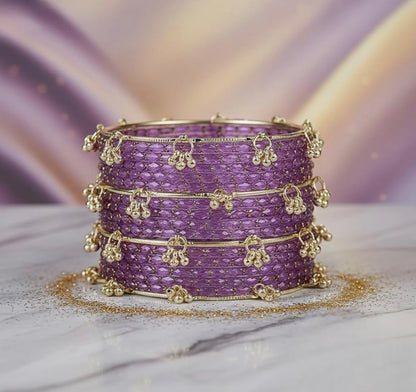 💜LAVENDER  KASHMIRI BANGLES