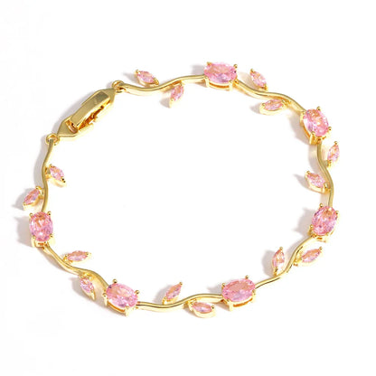 TRENDY PINK TULIP BRACELET🌷WITH FREE VELVET GIFT BOX